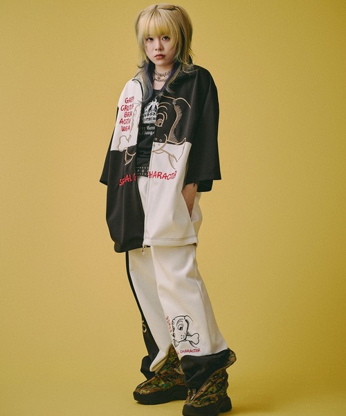 GALFY(ガルフィー)の「【GALFY/ガルフィー】舎弟SETUP(セットアップ・メンズ・オフホワイト/パープル・XL/L)」の17枚目の写真