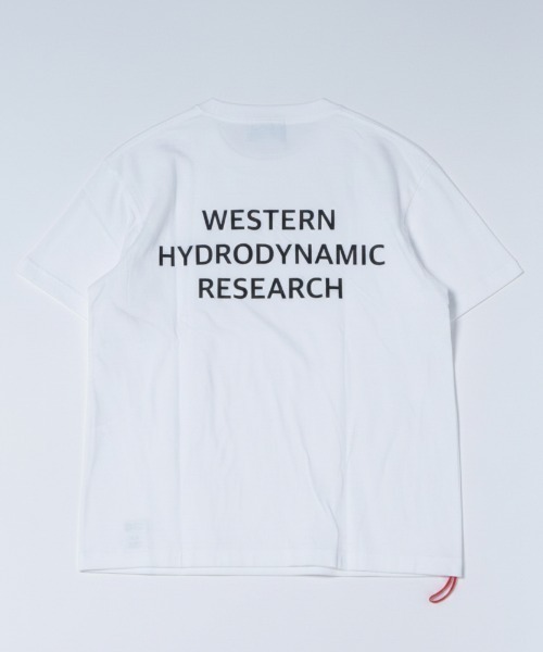 WESTERN HYDRODYNAMIC RESEARCH(ウェスタンハイドロダイナミックリサーチ)の「【Western Hydrodynamic Research/ウェスタン ハイドロダイナミック リサーチ】WORKER JTEE バックプリント ブランドロゴ(Tシャツ/カットソー・メンズ・ネイビー/グリーン/ホワイト/ブラック・LARGE/MEDIUM)」の7枚目の写真
