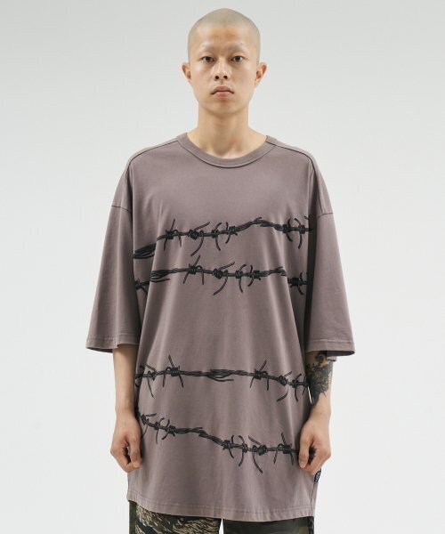 AJOBYAJO（アジョバイアジョ）の「Barbed Wire T-Shirt [BEIGE]（Tシャツ/カットソー・レディース・その他・LARGE/X-LARGE）」の5枚目の写真