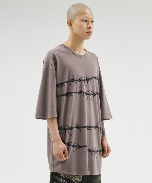 AJOBYAJO（アジョバイアジョ）の「Barbed Wire T-Shirt [BEIGE]（Tシャツ/カットソー・レディース・その他・LARGE/X-LARGE）」の6枚目の写真