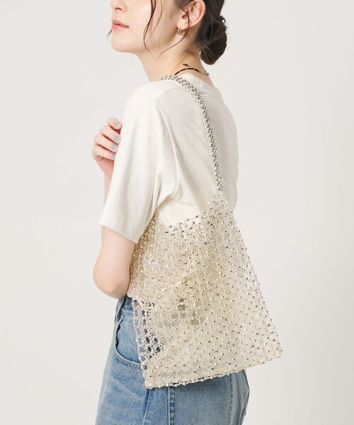 The Bagmati(ザバグマティ)の「<The Bagmati>グラスビーズ バッグ(ショルダーバッグ・レディース・ゴールド/ロイヤルブルー・FREE)」の6枚目の写真