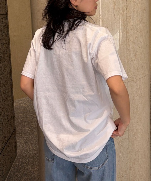 byeA.（バイエー）の「【byeA./バイエー】Melon TEE/ロゴTシャツ（Tシャツ/カットソー・レディース・ブラック/ホワイト・フリー）」の15枚目の写真