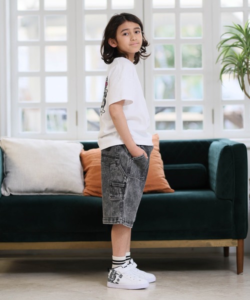 DC(ディーシー)の「DC/ディーシー 半袖 Tシャツ キッズ 26 KD SK CREW YST262508(Tシャツ/カットソー・キッズ・ホワイト/マルチ/ブラック・110cm/120cm/130cm/140cm/150cm/160cm/100cm)」の8枚目の写真