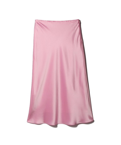 ESTNATION(エストネーション)の「UNUS / Satin Skirt(スカート・レディース・ブラック/ピンク・38/36)」の1枚目の写真