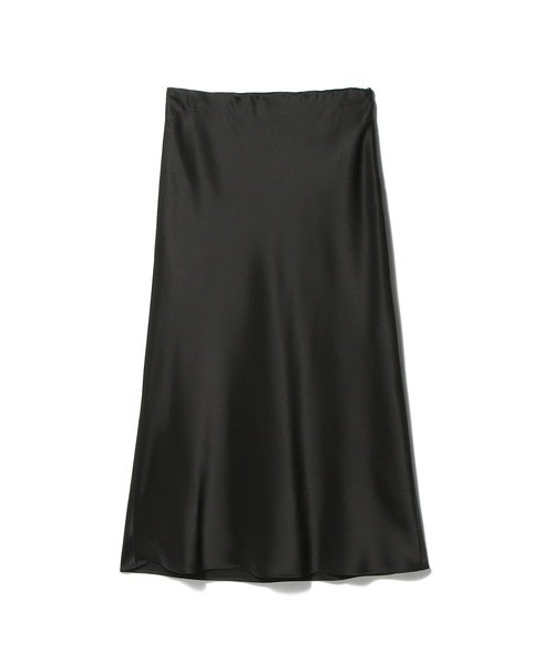 ESTNATION(エストネーション)の「UNUS / Satin Skirt(スカート・レディース・ブラック/ピンク・38/36)」の2枚目の写真