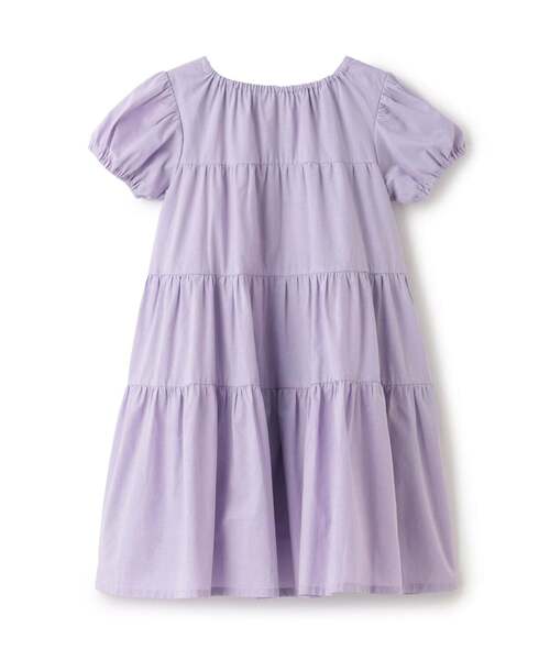 Lycee mine（リセマイン）の「【綿100％】【かるふわ】ティアードワンピース【子供服】【キッズ】【女の子】（ワンピース・キッズ・ブラック/ベビーピンク/アイボリー/ブルー系その他2/ミント/ラベンダー・150cm/120cm/100cm/110cm/140cm/130cm）」の13枚目の写真
