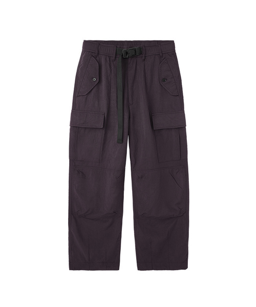 BUTTON SEOUL(ボタンソウル)の「ゴープコア ナイロン ウェビング ベルト付き テック カーゴパンツ (3 COLOR)(その他パンツ・メンズ・カーキ/ブラック/パープル・SMALL/MEDIUM/LARGE/X-LARGE)」の3枚目の写真