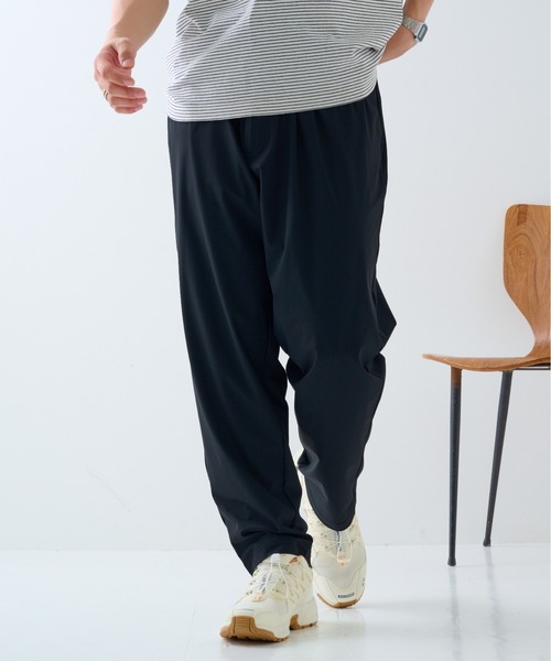 U.S. POLO ASSN.(ユーエスポロアッスン)の「【U.S. POLO ASSN.】ナイロントリコットサイドシャーリングパンツ 046730(その他パンツ・メンズ・ブラック/ネイビー・LL/L/M)」の1枚目の写真