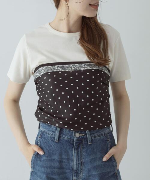 URBAN RESEARCH Sonny Label（アーバンリサーチサニーレーベル）の「ドットサンカクスカーフ（バンダナ/スカーフ・レディース・ネイビー/バーガンディー・ONE）」の5枚目の写真