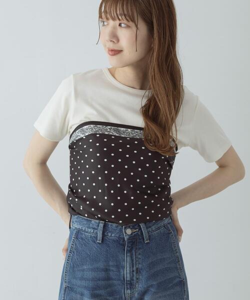 URBAN RESEARCH Sonny Label（アーバンリサーチサニーレーベル）の「ドットサンカクスカーフ（バンダナ/スカーフ・レディース・ネイビー/バーガンディー・ONE）」の6枚目の写真