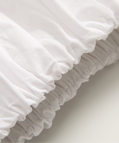 LA POMME petit(ラポミ・プチ)の「Layered Wrap Lace Skirt(スカート・レディース・ホワイト・FREE)」の3枚目の写真