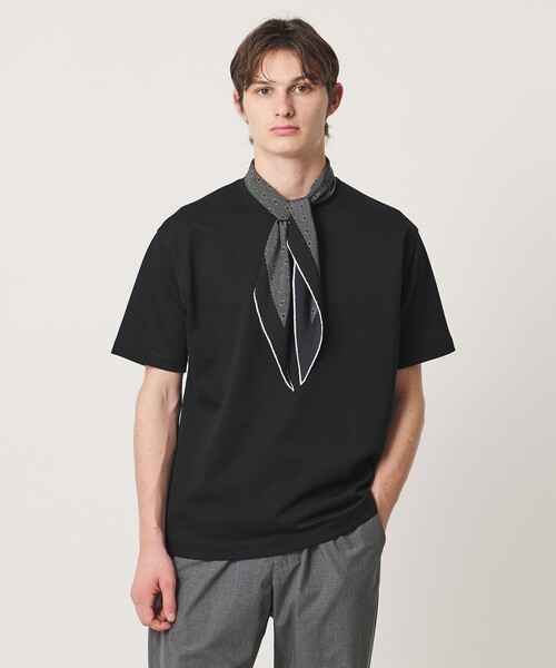 UNITED ARROWS（ユナイテッドアローズ）の「タック ジャージ Tシャツ（Tシャツ/カットソー・メンズ・ブラック/コバルトブルー/ホワイト・M/L/S/XL）」の9枚目の写真
