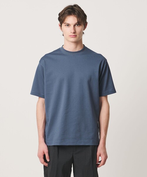 UNITED ARROWS（ユナイテッドアローズ）の「タック ジャージ Tシャツ（Tシャツ/カットソー・メンズ・ブラック/コバルトブルー/ホワイト・M/L/S/XL）」の11枚目の写真