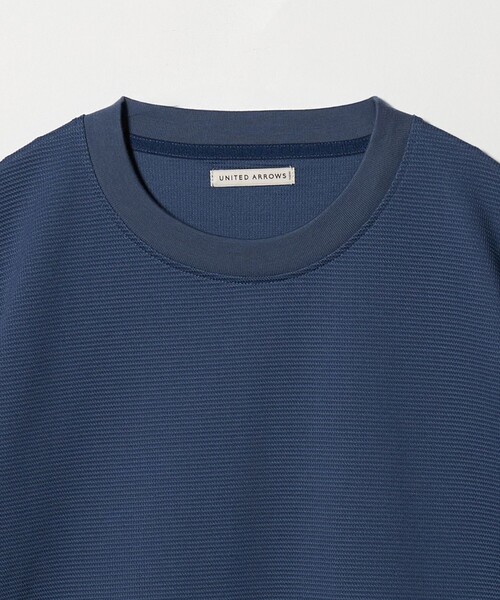 UNITED ARROWS（ユナイテッドアローズ）の「タック ジャージ Tシャツ（Tシャツ/カットソー・メンズ・ブラック/コバルトブルー/ホワイト・M/L/S/XL）」の16枚目の写真