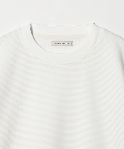 UNITED ARROWS（ユナイテッドアローズ）の「タック ジャージ Tシャツ（Tシャツ/カットソー・メンズ・ブラック/コバルトブルー/ホワイト・M/L/S/XL）」の20枚目の写真