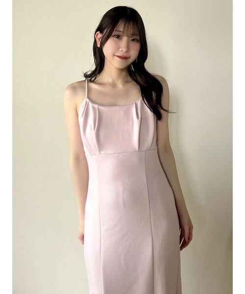 dazzlin（ダズリン）の「バックリボンカットキャミワンピース（ワンピース・レディース・ブラウン/ピンク/アイボリー・MEDIUM/SMALL）」の21枚目の写真