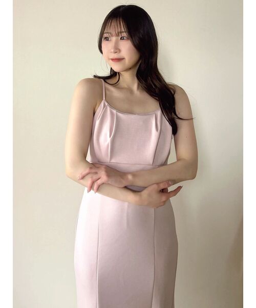 dazzlin（ダズリン）の「バックリボンカットキャミワンピース（ワンピース・レディース・ブラウン/ピンク/アイボリー・MEDIUM/SMALL）」の22枚目の写真
