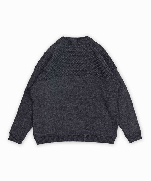 BASISBROEK(バシスブルック)の「FERAGEN(ニット/セーター・メンズ・サンドベージュ/チャコール・2/1)」の12枚目の写真