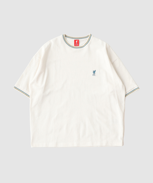 417 EDIFICE(フォーワンセブンエディフィス)の「【Liverpool FC / リバプール FC】LINE TEE(Tシャツ/カットソー・メンズ・ブルー/グリーン/ホワイト/ブラック・MEDIUM/X-LARGE/LARGE)」の13枚目の写真