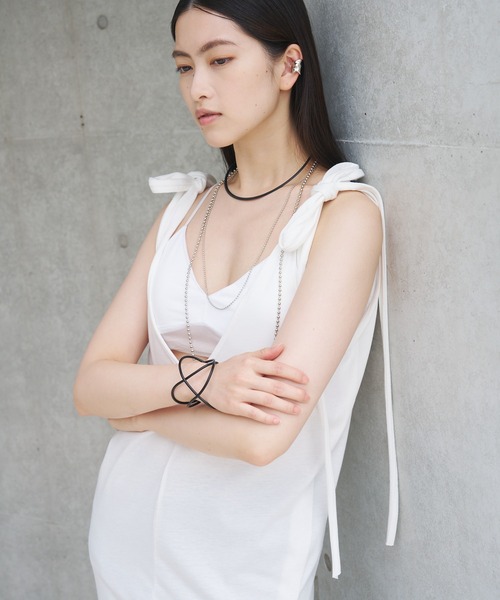 SOEMIN(ソミン)の「Simple choker/マットブラックチョーカー(チョーカー・レディース・ブラック・FREE)」の11枚目の写真