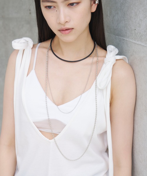 SOEMIN(ソミン)の「Simple choker/マットブラックチョーカー(チョーカー・レディース・ブラック・FREE)」の13枚目の写真