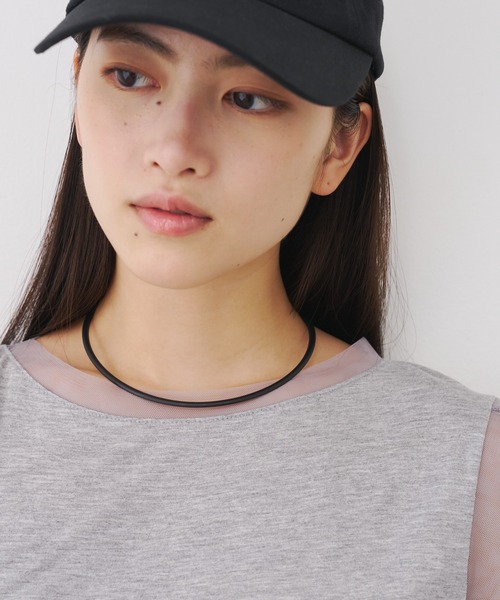 SOEMIN(ソミン)の「Simple choker/マットブラックチョーカー(チョーカー・レディース・ブラック・FREE)」の10枚目の写真