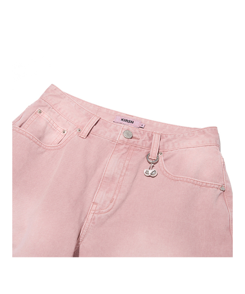 KIRSH（キルシー）の「キルシ サマー ワイドフィット デニムパンツ [ライトピンク]（デニムパンツ・レディース・その他・MEDIUM/SMALL）」の3枚目の写真