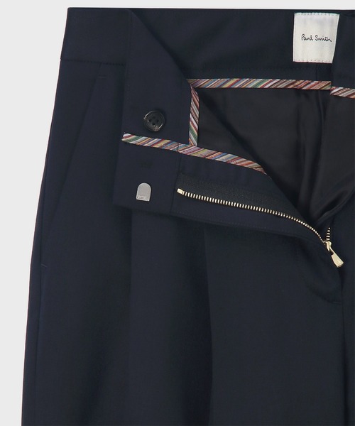 Paul Smith(ポールスミス)の「ウィメンズ トラベル タックパンツ / 165000 381TL(スラックス・レディース・ネイビー・40)」の2枚目の写真