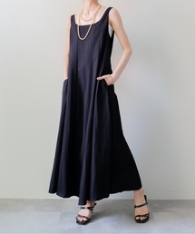 DOLLUPOOPS | Panel-Line Flare Long Dress(パネルラインフレアロングワンピース)(ワンピース)