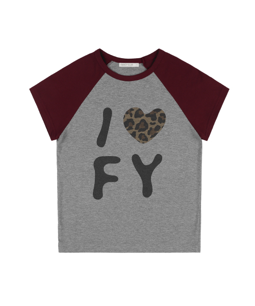 FANCY CLUB(ファンシークラブ)の「アイラブFYティー (GRAY) F25QB102(Tシャツ/カットソー・レディース・その他・ONE SIZE)」の4枚目の写真