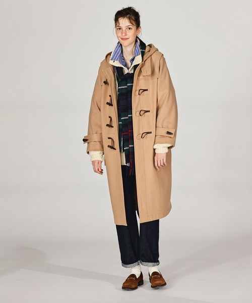 LENO（リノ）の「「LENO / リノ」DUFFLE COAT【MONGOMERY】（その他アウター・レディース・キャメル/ネイビー・2/1）」の4枚目の写真