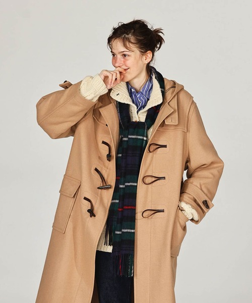 LENO（リノ）の「「LENO / リノ」DUFFLE COAT【MONGOMERY】（その他アウター・レディース・キャメル/ネイビー・2/1）」の5枚目の写真