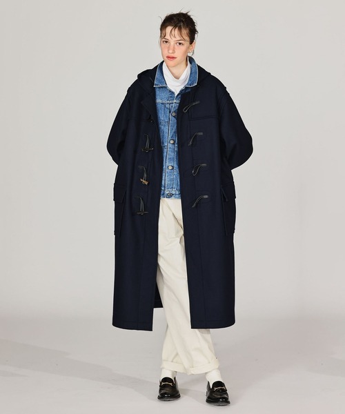 LENO（リノ）の「「LENO / リノ」DUFFLE COAT【MONGOMERY】（その他アウター・レディース・キャメル/ネイビー・2/1）」の7枚目の写真