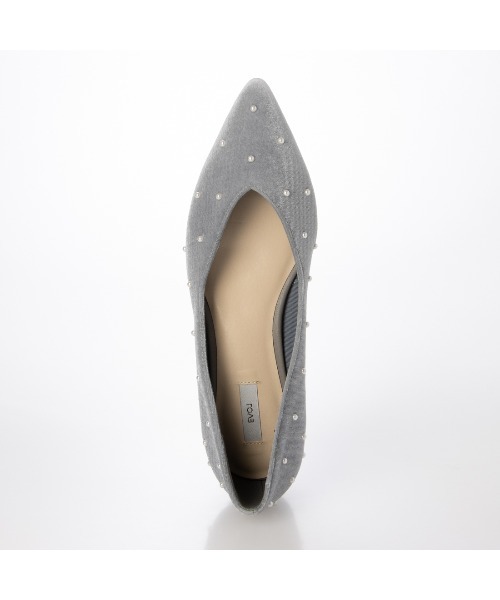 EVOL(イーボル)の「【柔らかい・クッション入り】ポインテッド2cmパールパンプス CB23864(パンプス・レディース・ブラック/グレー系その他/グレー/アイボリー・23.5cm/23.0cm/22.5cm/22.0cm/25.0cm/24.5cm/24.0cm)」の7枚目の写真