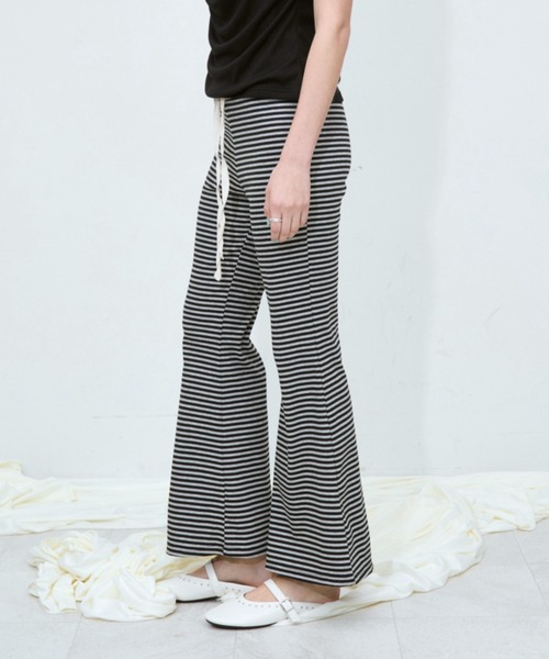 Rohwel(ローウェル)の「Relax Border Pants / リラックスボーダーパンツ(その他パンツ・レディース・ネイビー/ブラック・FREE)」の22枚目の写真