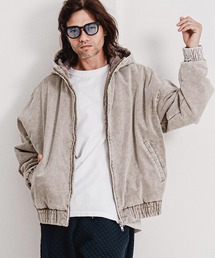 mj11707-Faded Corduroy Zip Up Hoodie コーデュロイジップアップフーディー(A70526cmb)