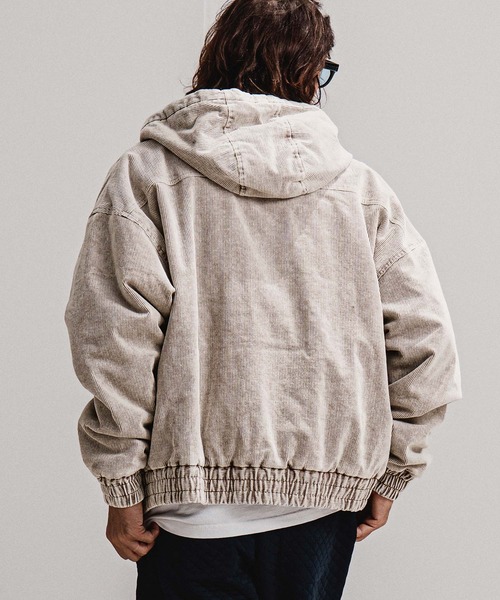 CAMBIO(カンビオ)の「mj11707-Faded Corduroy Zip Up Hoodie コーデュロイジップアップフーディー(A70526cmb)(その他アウター・メンズ・ブラック/ブラウン/オリーブ/ベージュ・S/M/L)」の12枚目の写真