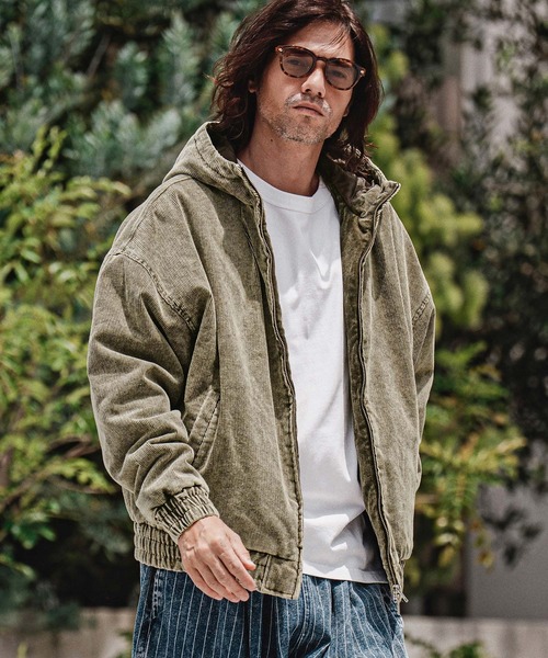 CAMBIO(カンビオ)の「mj11707-Faded Corduroy Zip Up Hoodie コーデュロイジップアップフーディー(A70526cmb)(その他アウター・メンズ・ブラック/ブラウン/オリーブ/ベージュ・S/M/L)」の17枚目の写真