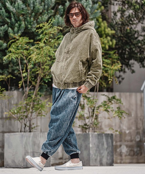 CAMBIO(カンビオ)の「mj11707-Faded Corduroy Zip Up Hoodie コーデュロイジップアップフーディー(A70526cmb)(その他アウター・メンズ・ブラック/ブラウン/オリーブ/ベージュ・S/M/L)」の19枚目の写真
