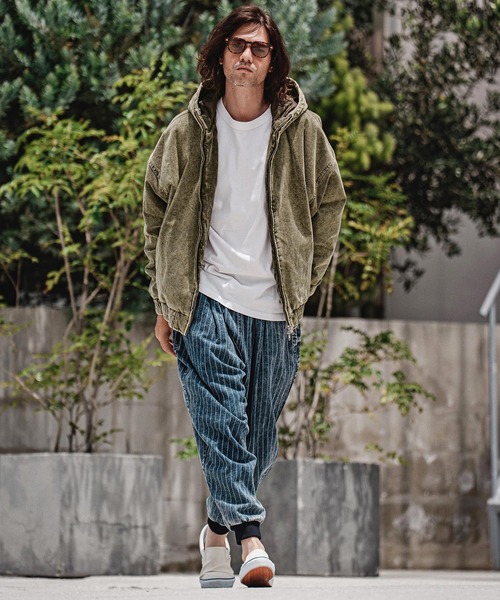 CAMBIO(カンビオ)の「mj11707-Faded Corduroy Zip Up Hoodie コーデュロイジップアップフーディー(A70526cmb)(その他アウター・メンズ・ブラック/ブラウン/オリーブ/ベージュ・S/M/L)」の20枚目の写真