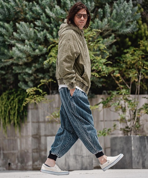 CAMBIO(カンビオ)の「mj11707-Faded Corduroy Zip Up Hoodie コーデュロイジップアップフーディー(A70526cmb)(その他アウター・メンズ・ブラック/ブラウン/オリーブ/ベージュ・S/M/L)」の21枚目の写真