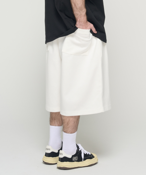 CARGOBROS(カーゴブロス)の「CB スウェットバンディングハーフパンツ (ホワイト)(その他パンツ・メンズ・その他・FREE)」の5枚目の写真