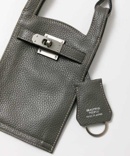 beautiful people(ビューティフルピープル)の「【beautiful people/ビューティフルピープル】mini market bag/ミニマーケットバッグ(ショルダーバッグ・レディース・ダークブラウン/グレー/ブラック・FREE)」の5枚目の写真