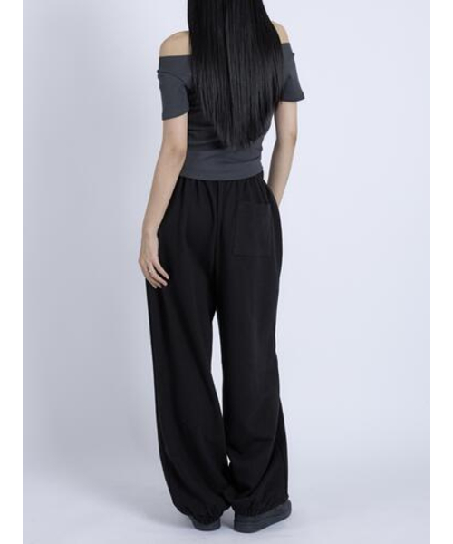 VADEFY(ヴァデファイ)の「オフショルダートップス, チャコール(Tシャツ/カットソー・レディース・その他・ONE SIZE)」の4枚目の写真