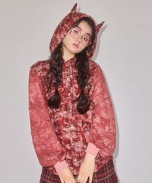 Candy Stripper | DEVIL HORN HOODED シャツ(シャツ/ブラウス)