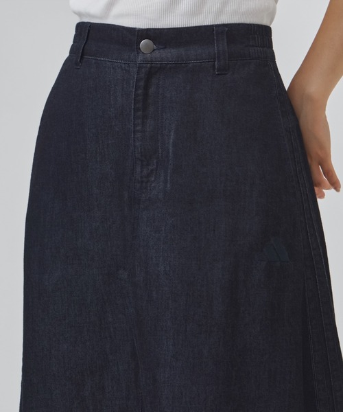 adidas（アディダス）の「【別注】アディダス adidas W COOL DENIM スカート AP 限定コラボ（デニムスカート・レディース・サックスブルー/ダークブルー・S/M/L/XL）」の3枚目の写真