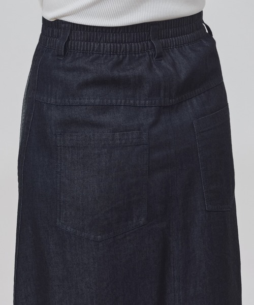 adidas（アディダス）の「【別注】アディダス adidas W COOL DENIM スカート AP 限定コラボ（デニムスカート・レディース・サックスブルー/ダークブルー・S/M/L/XL）」の5枚目の写真