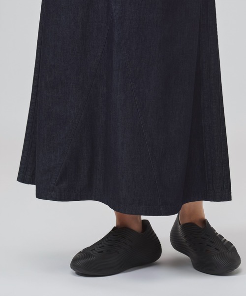 adidas（アディダス）の「【別注】アディダス adidas W COOL DENIM スカート AP 限定コラボ（デニムスカート・レディース・サックスブルー/ダークブルー・S/M/L/XL）」の6枚目の写真
