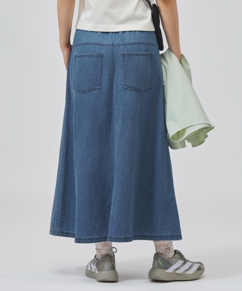 adidas（アディダス）の「【別注】アディダス adidas W COOL DENIM スカート AP 限定コラボ（デニムスカート・レディース・サックスブルー/ダークブルー・S/M/L/XL）」の13枚目の写真