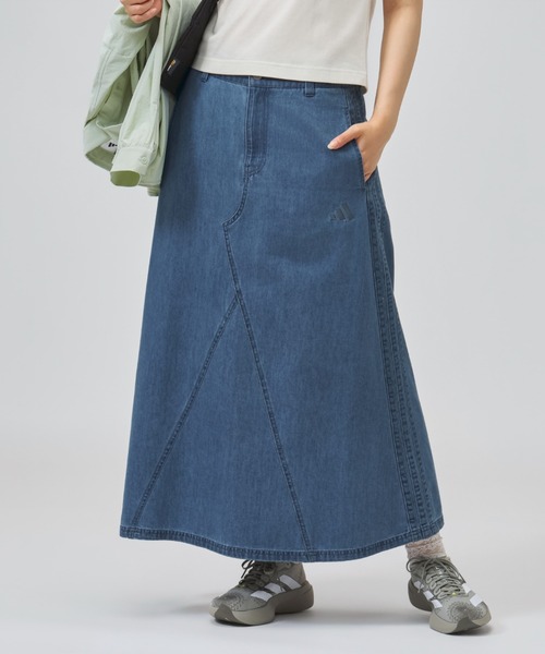adidas（アディダス）の「【別注】アディダス adidas W COOL DENIM スカート AP 限定コラボ（デニムスカート・レディース・サックスブルー/ダークブルー・S/M/L/XL）」の12枚目の写真